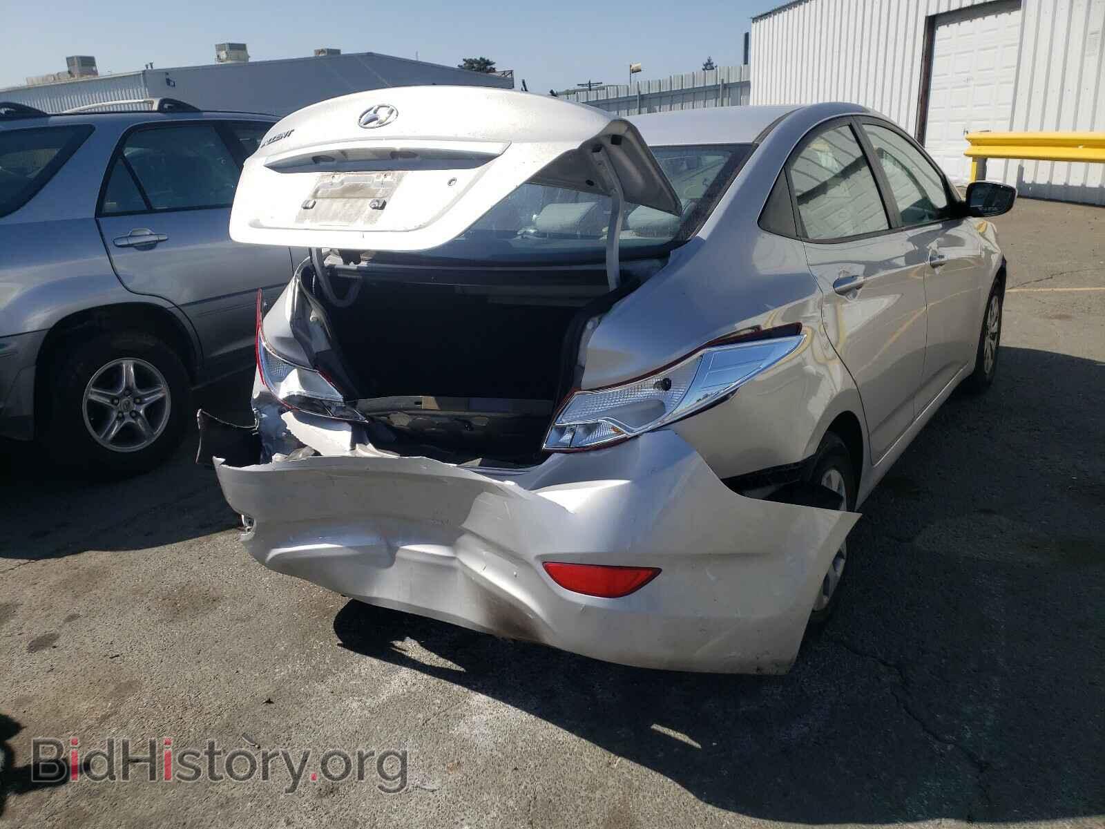 2017 HYUNDAI ACCENT - VIN: KMHCT4AE2HU168549 - Фото 4