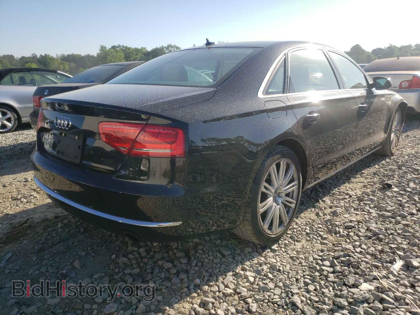 2014 AUDI A8 - VIN: WAURGAFD4EN009312 - Фото 4