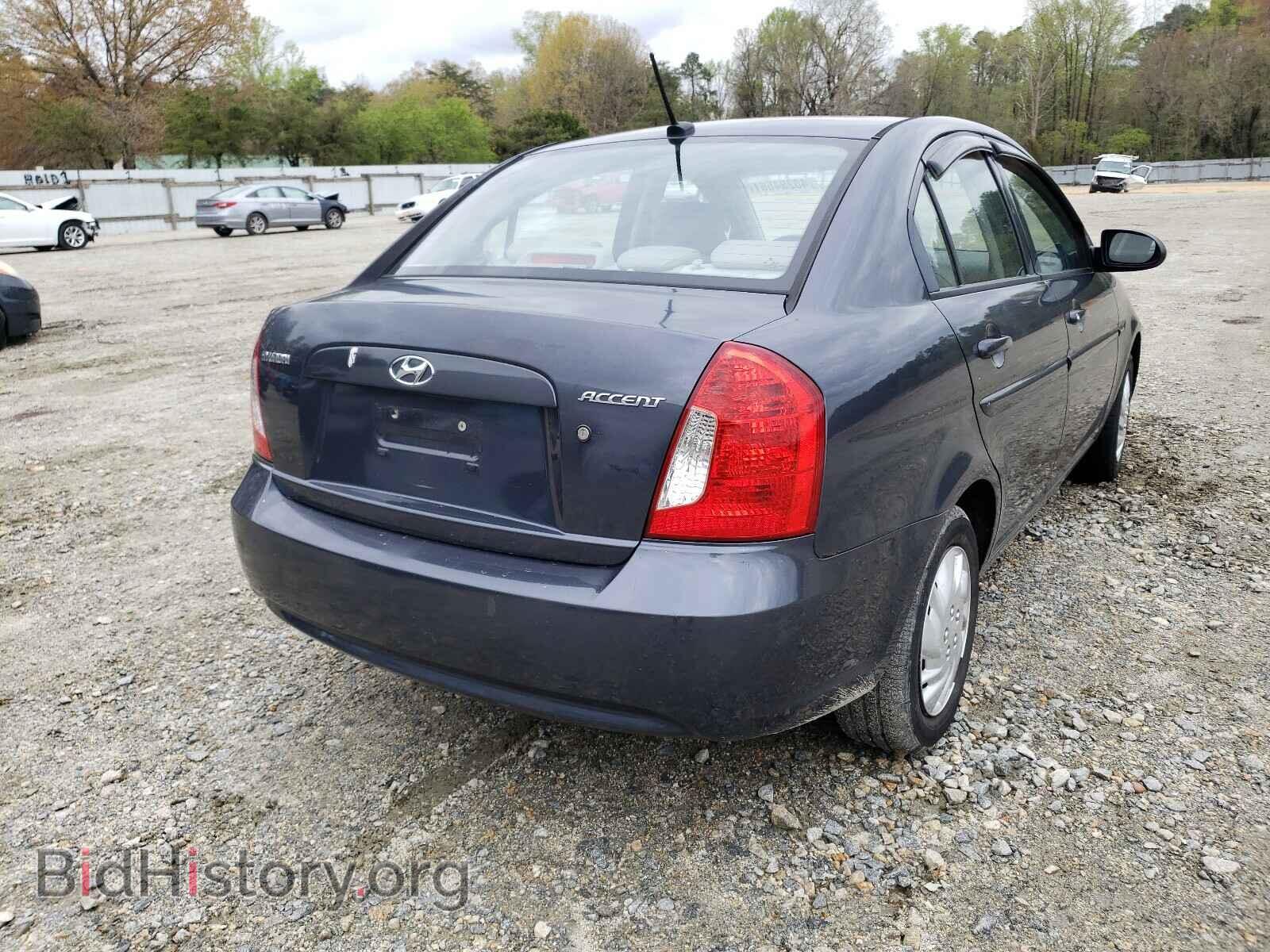 2009 HYUNDAI ACCENT - VIN: KMHCN46C29U303970 - Фото 4