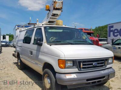 2006 Ford ECONOLINE, белый — VIN 1FTSE34L66DA49124, Copart