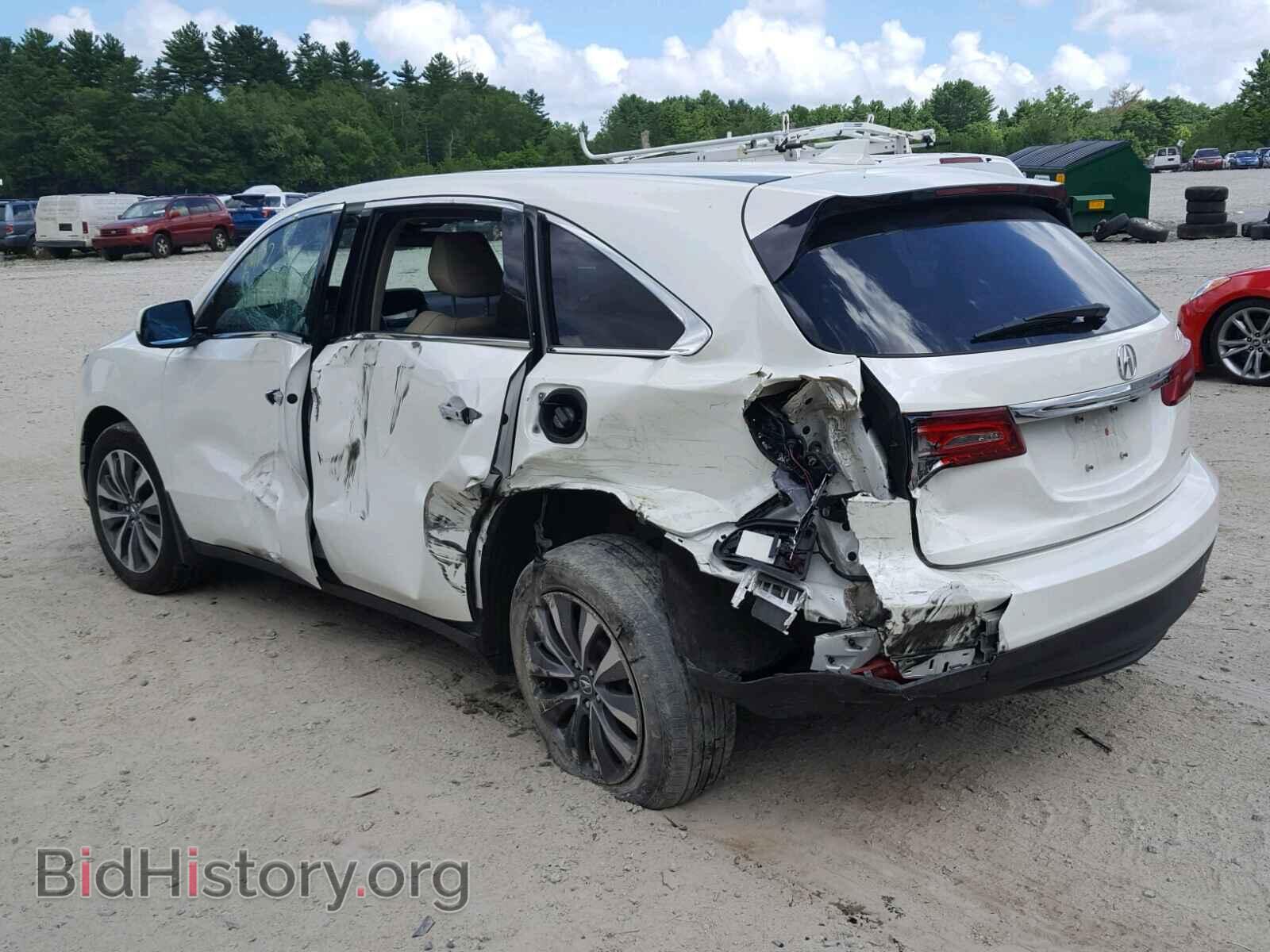 2016 ACURA MDX - VIN: 5FRYD4H48GB060804 - Фото 3