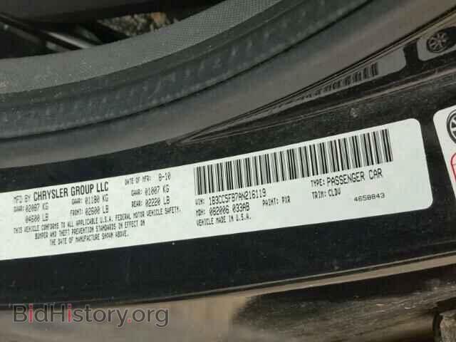 2010 DODGE AVENGER - VIN: 1B3CC5FB7AN216119 - Фото 10