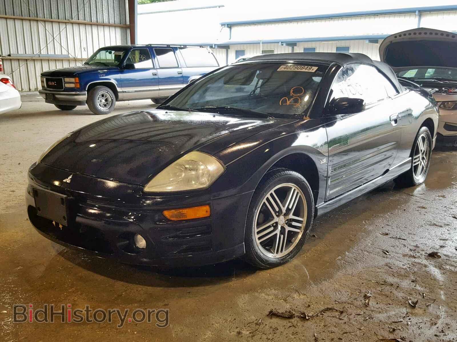 2003 MITSUBISHI ECLIPSE - VIN: 4A3AE75H53E176141 - Фото 2