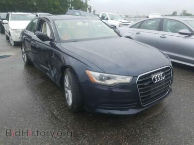 2013 Audi A6 A6 Premium, черный — VIN WAUGFAFC3DN047663, Copart