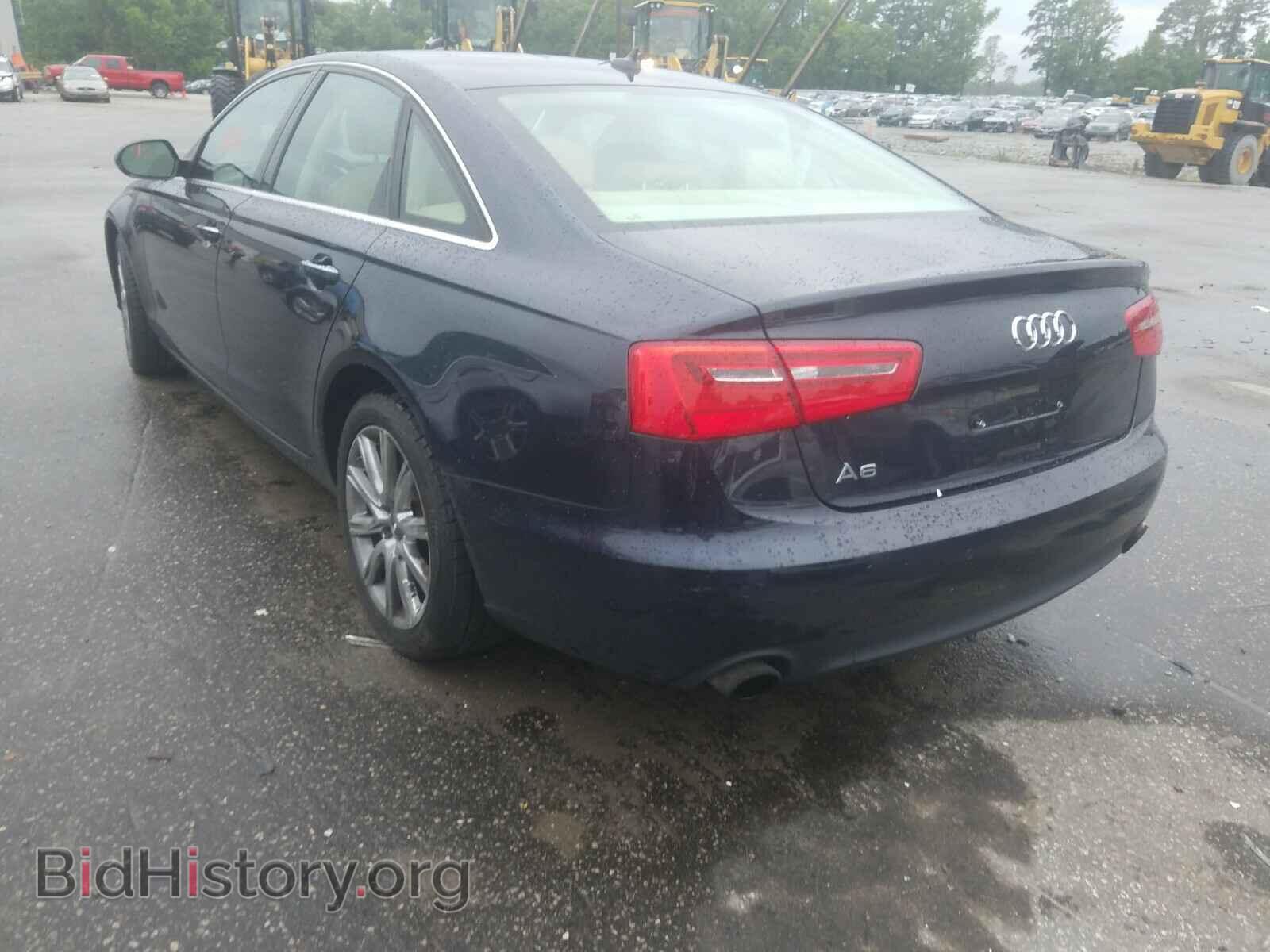2013 AUDI A6 - VIN: WAUGFAFC3DN047663 - Фото 3