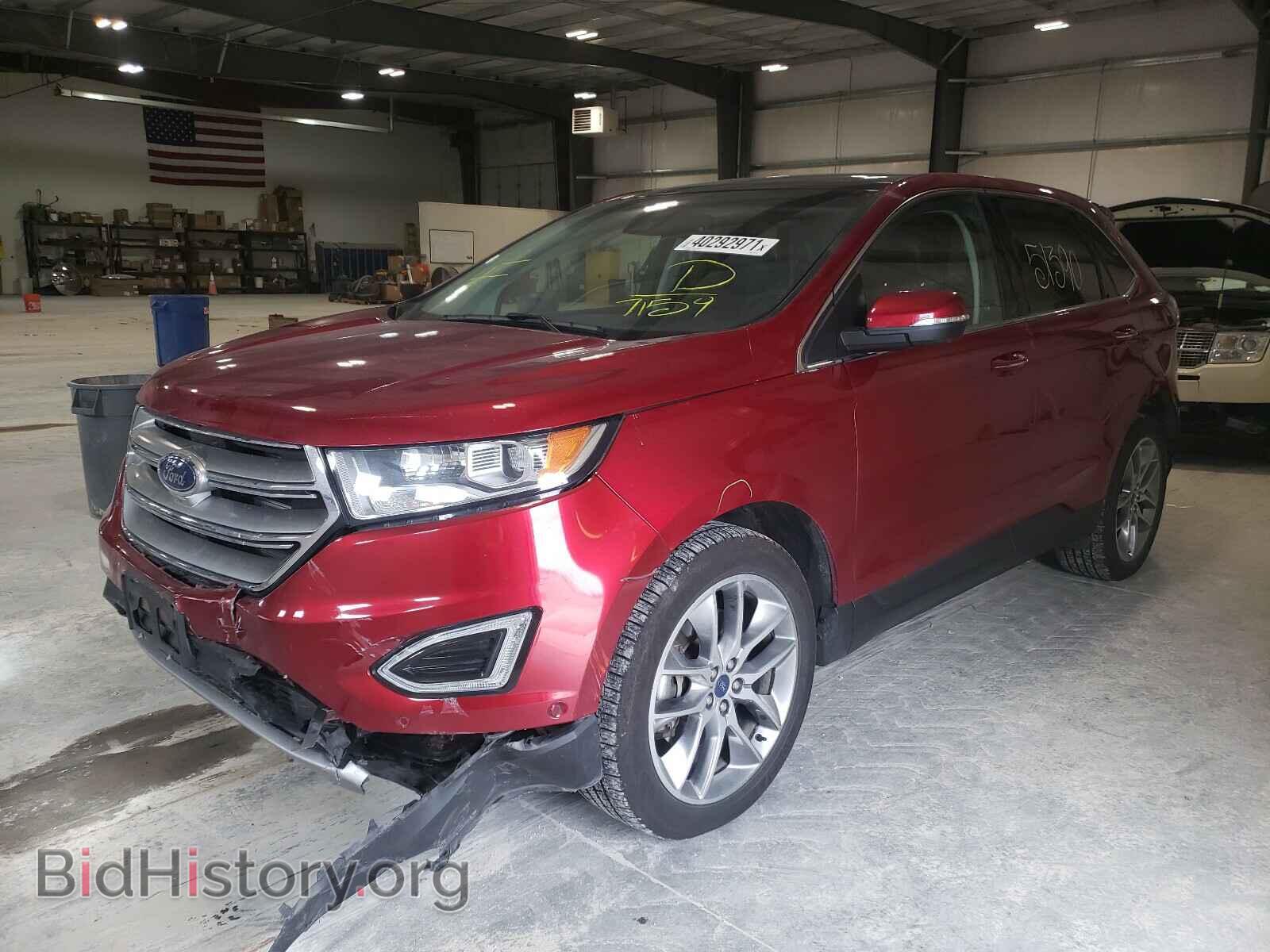 2015 FORD EDGE - VIN: 2FMPK4K84FBB27159 - Фото 2