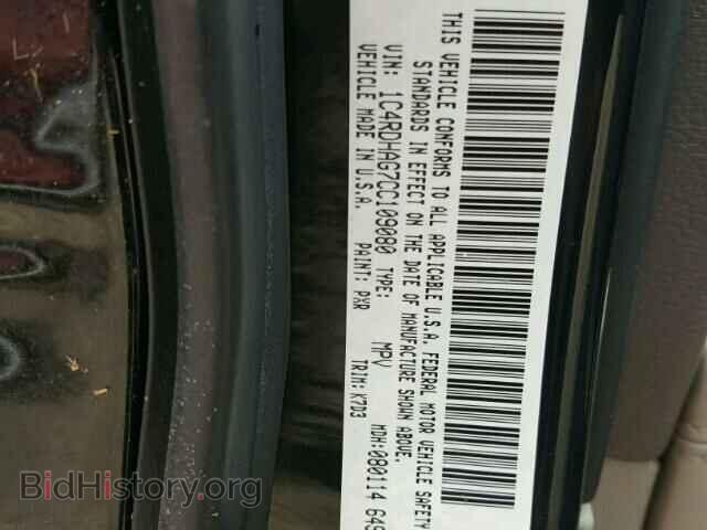 2012 DODGE DURANGO - VIN: 1C4RDHAG7CC109080 - Фото 10