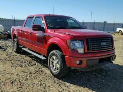 2012 Ford F150 F150 Super, красный — VIN 1FTFW1ET3CFC44602, Copart