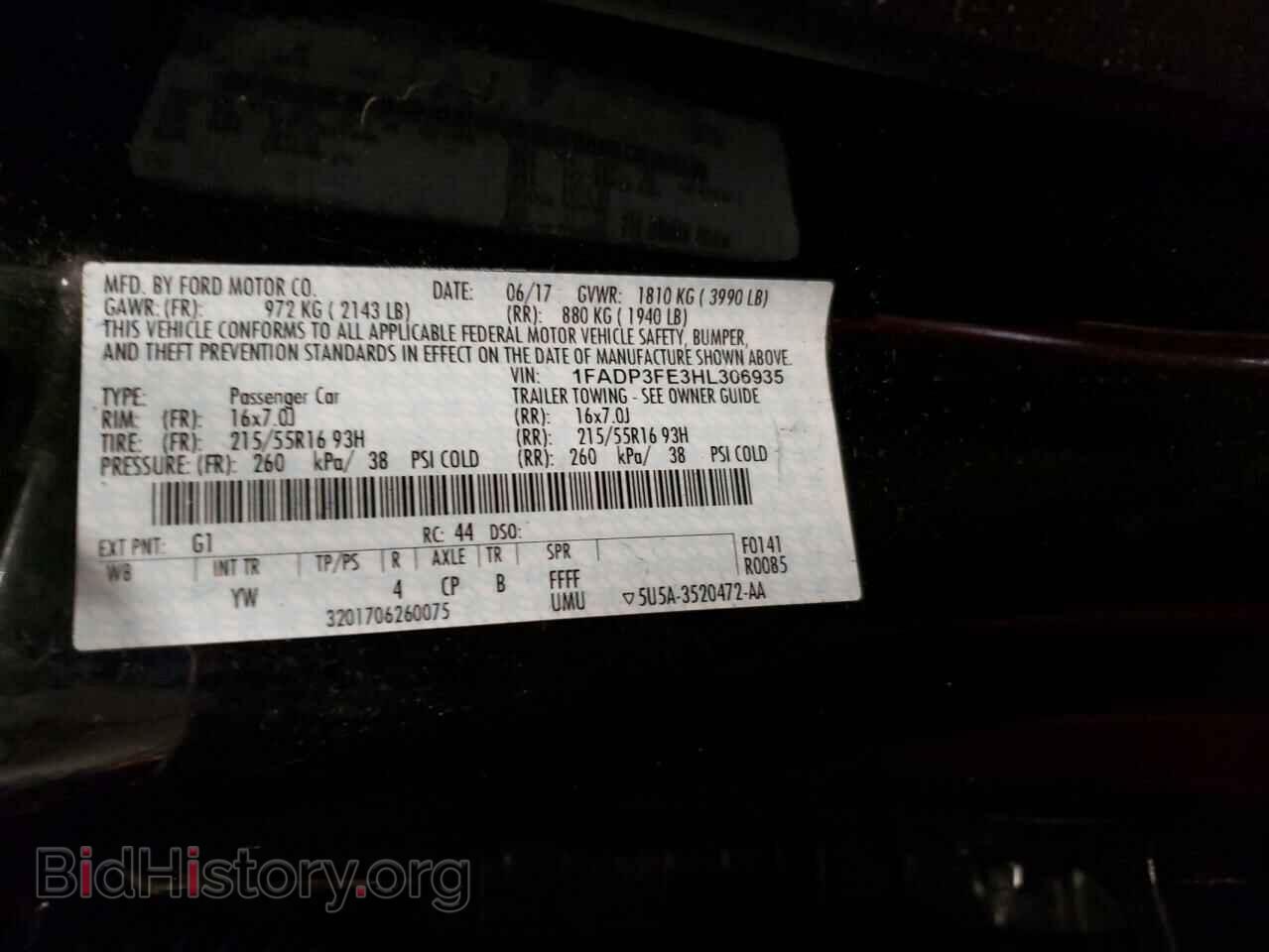 2017 FORD FOCUS - VIN: 1FADP3FE3HL306935 - Photo 12
