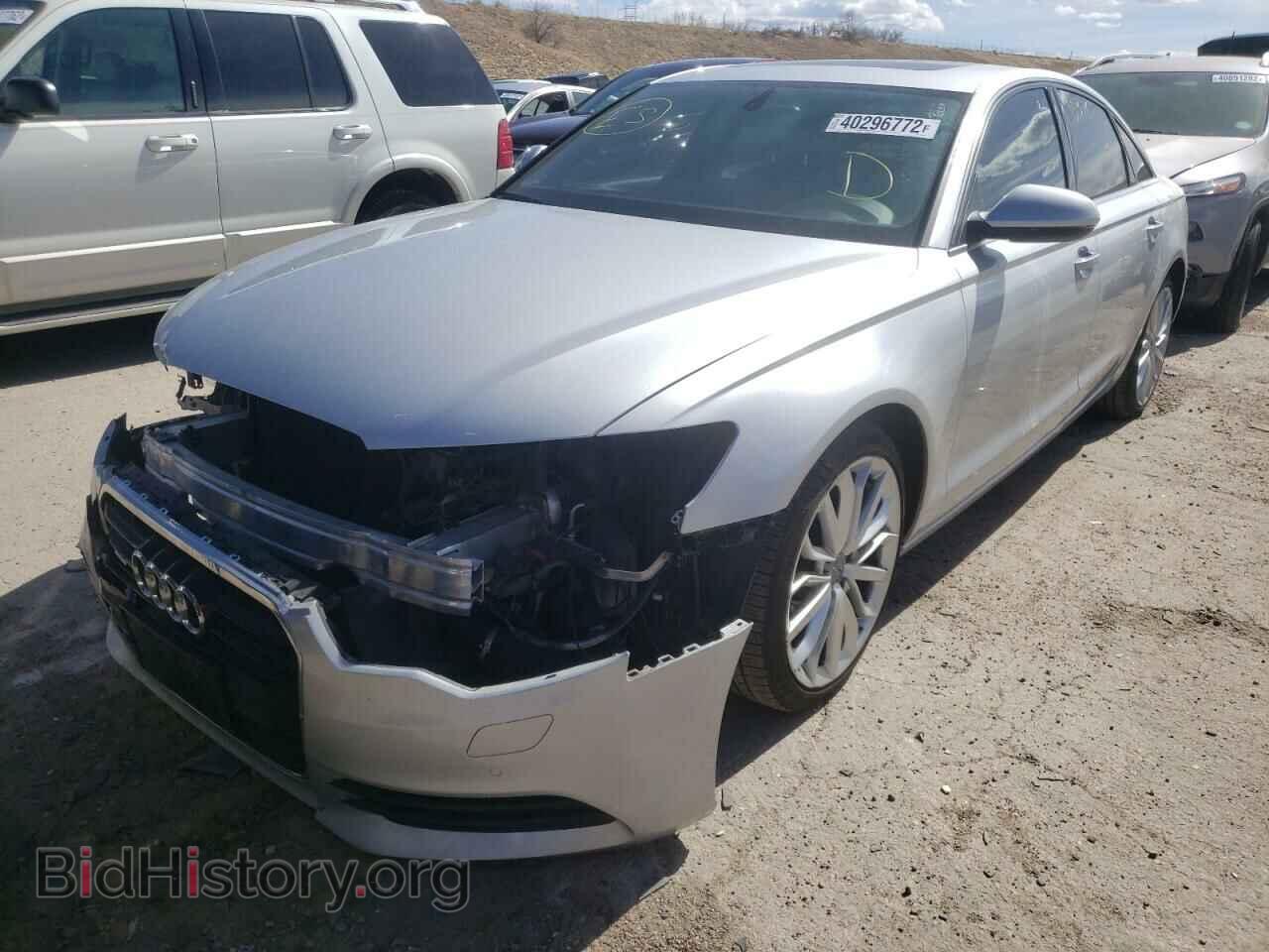 2013 AUDI A6 - VIN: WAUGFAFCXDN154354 - Фото 2
