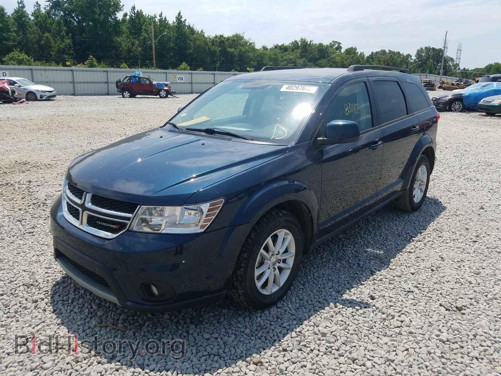 2014 DODGE JOURNEY - VIN: 3C4PDCBB9ET164098 - Фото 2