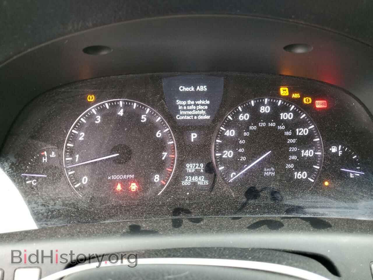 2007 LEXUS LS460 - VIN: JTHBL46F675048164 - Фото 9