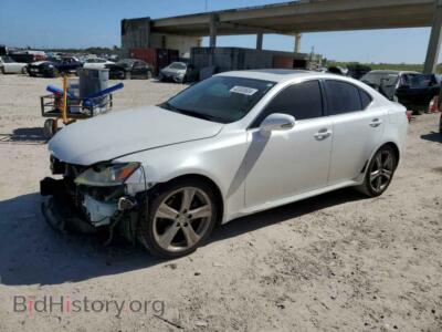 2012 Lexus IS 250, white — VIN JTHBF5C24C5180686, Copart