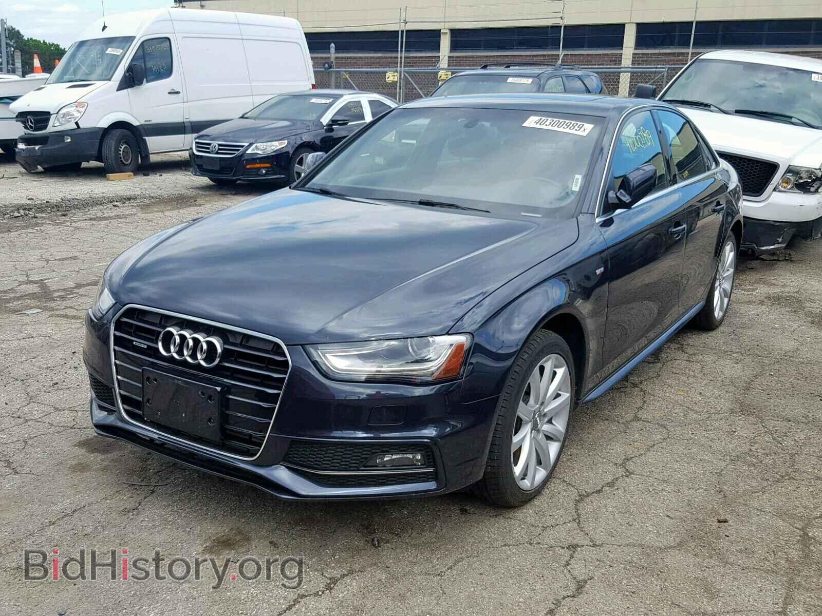 2014 AUDI A4 - VIN: WAUBFAFL7EN040016 - Photo 2