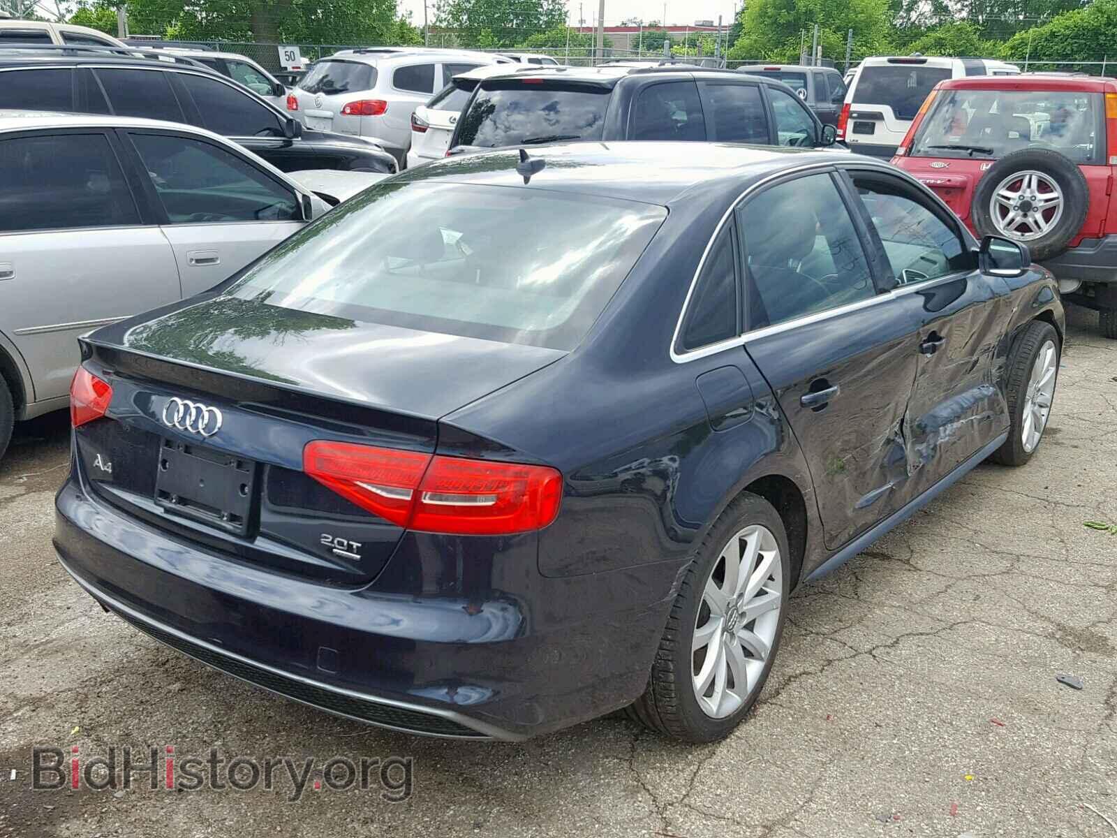 2014 AUDI A4 - VIN: WAUBFAFL7EN040016 - Photo 4