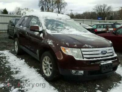 2009 Ford EDGE Edge SEL A, бордовый — VIN 2FMDK48C99BA69097, Copart