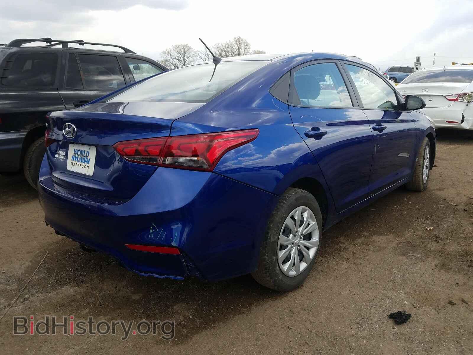 2018 HYUNDAI ACCENT - VIN: 3KPC24A37JE020617 - Фото 4