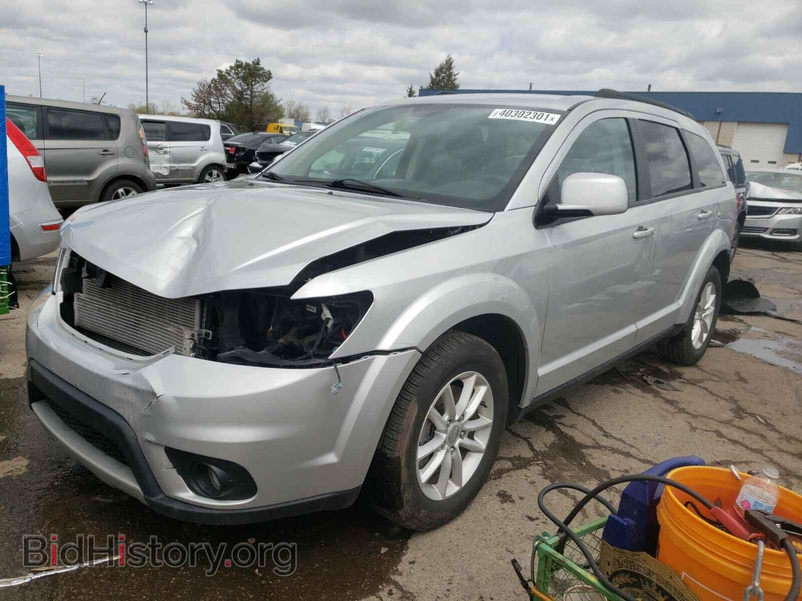 2014 DODGE JOURNEY - VIN: 3C4PDCBB2ET186556 - Фото 2