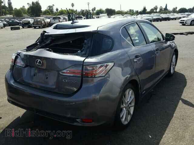 2012 LEXUS CT 200 - VIN: JTHKD5BH8C2070091 - Фото 4