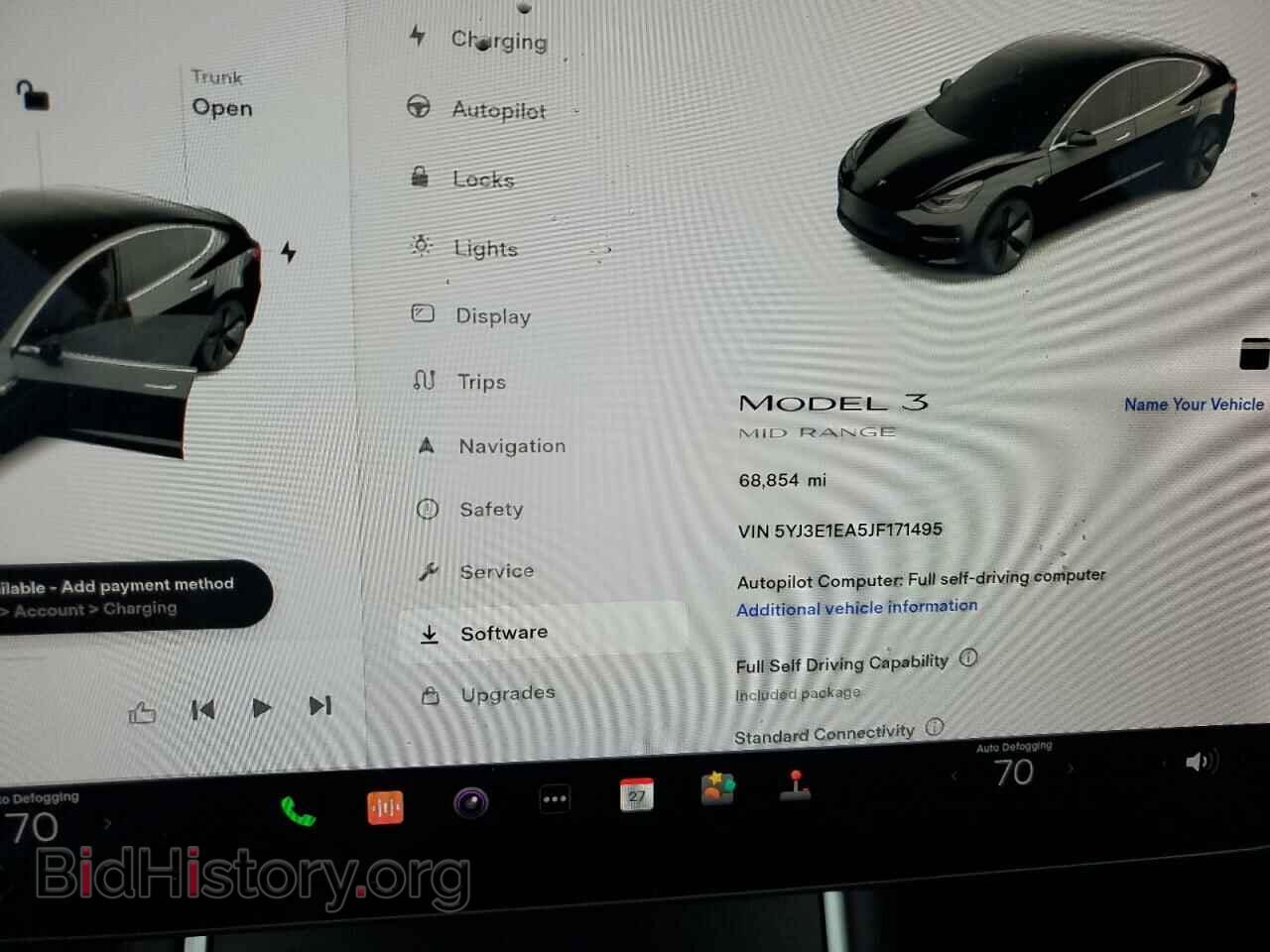2018 TESLA MODEL 3 - VIN: 5YJ3E1EA5JF171495 - Фото 9