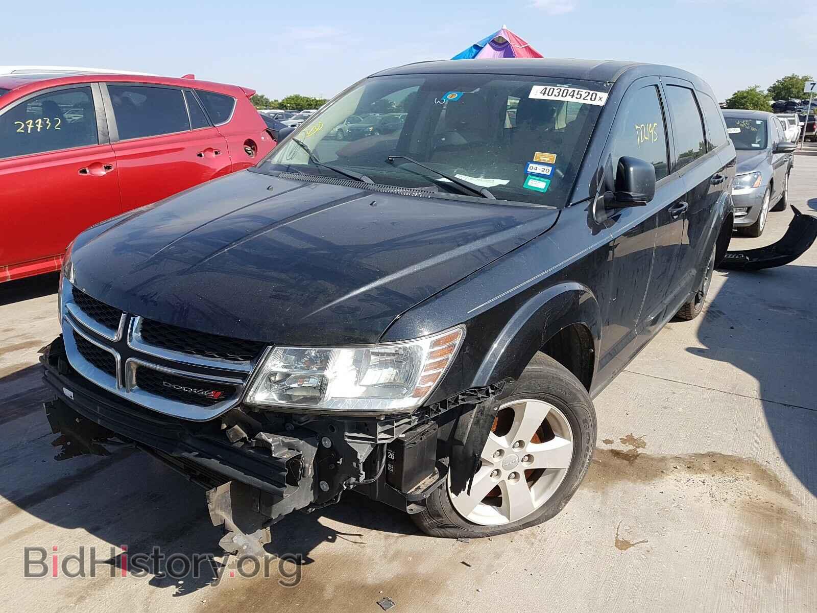 2013 DODGE JOURNEY - VIN: 3C4PDCAB9DT509565 - Фото 2