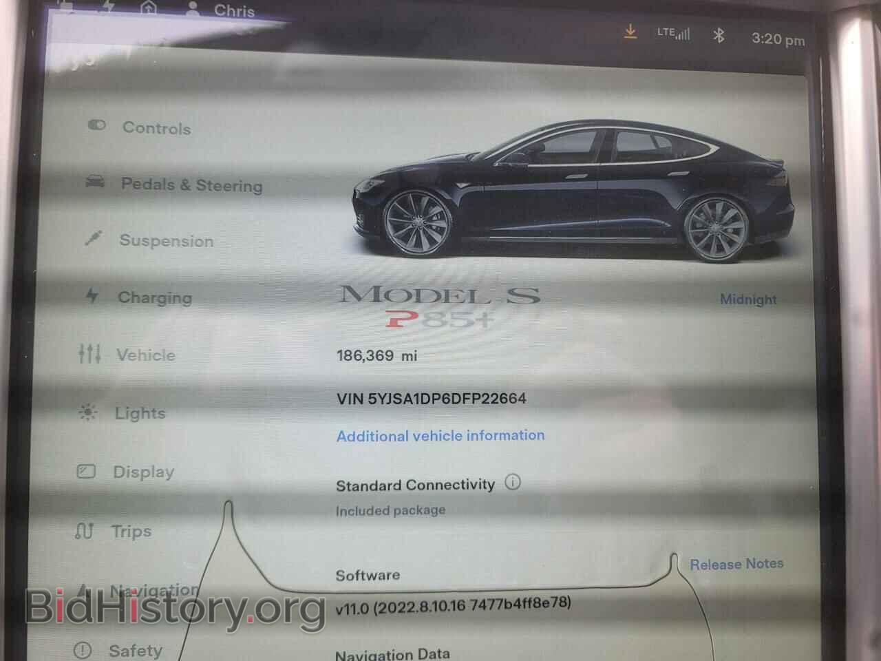 2013 TESLA MODEL S - VIN: 5YJSA1DP6DFP22664 - Photo 8