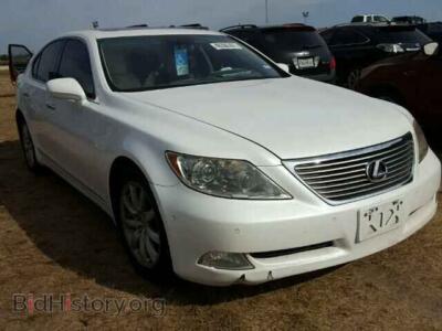 2007 Lexus LS460 LS 460, белый — VIN JTHBL46F175003228, Copart