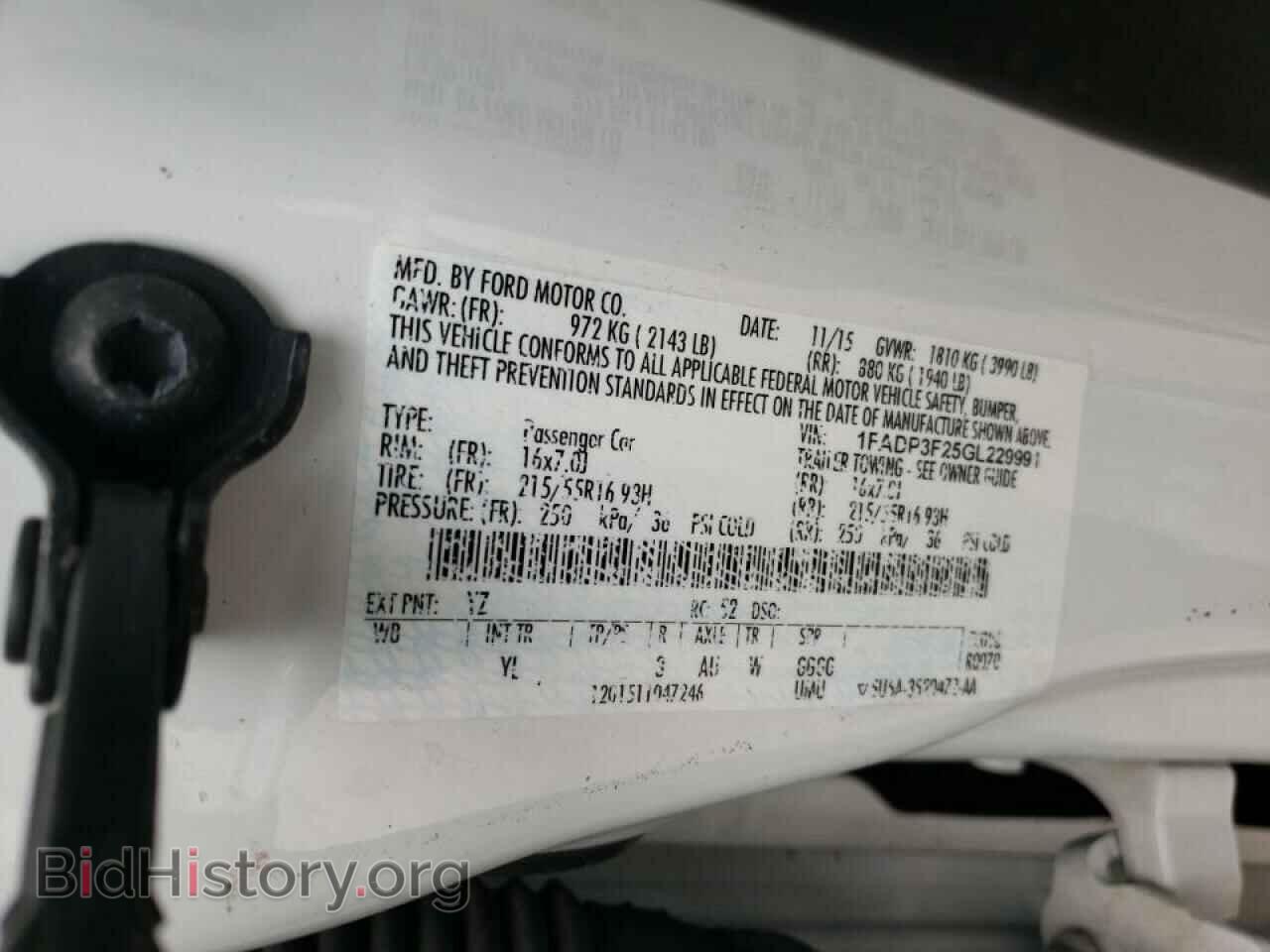 2016 FORD FOCUS - VIN: 1FADP3F25GL229991 - Photo 10