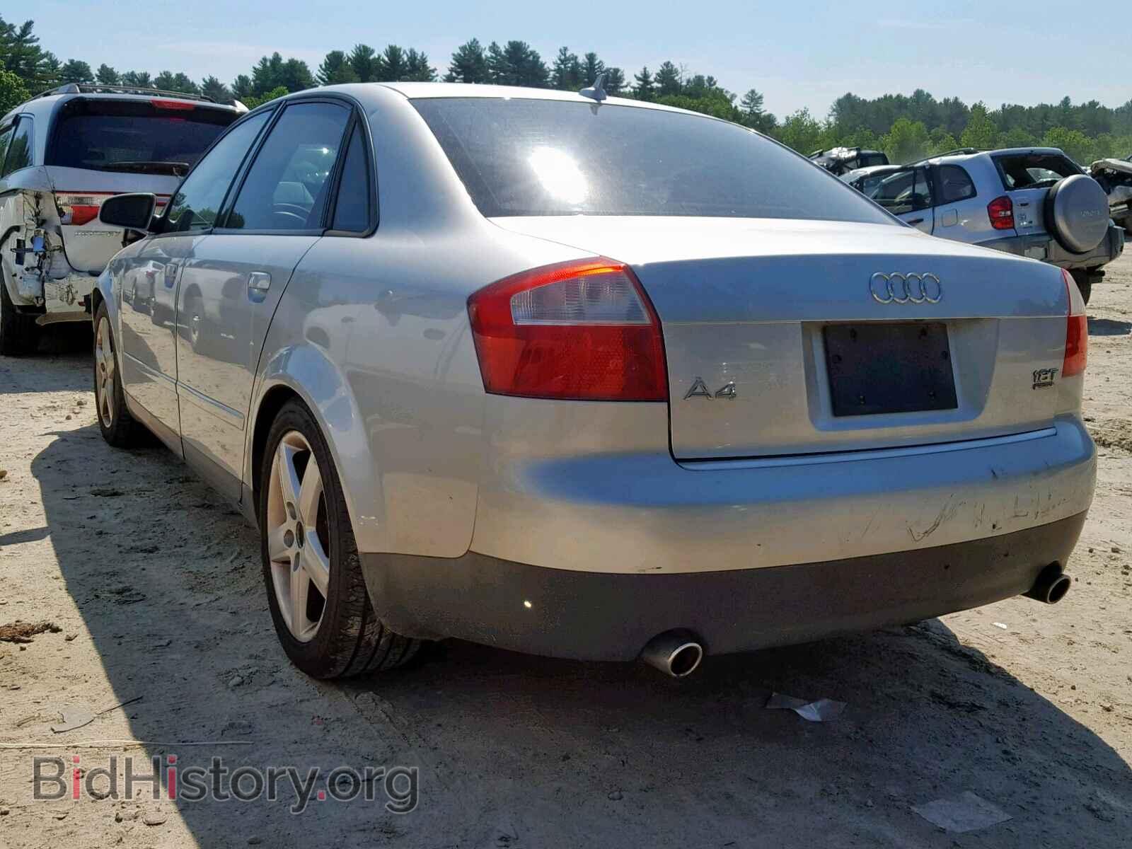 2002 AUDI A4 - VIN: WAULC58E22A106204 - Фото 3