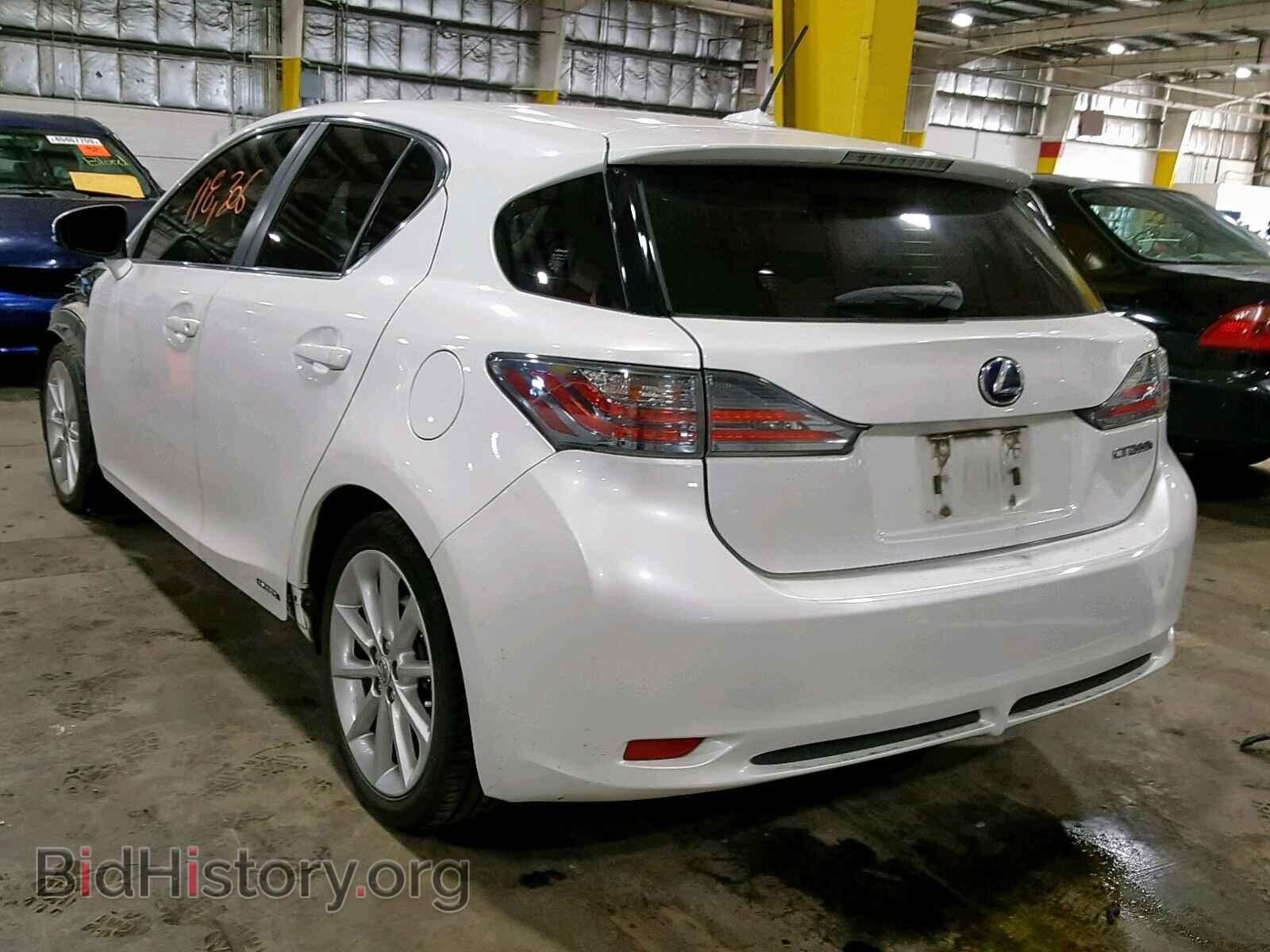 2011 LEXUS CT 200 - VIN: JTHKD5BH1B2005792 - Фото 3