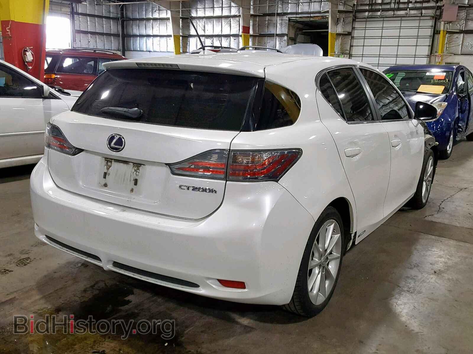 2011 LEXUS CT 200 - VIN: JTHKD5BH1B2005792 - Фото 4