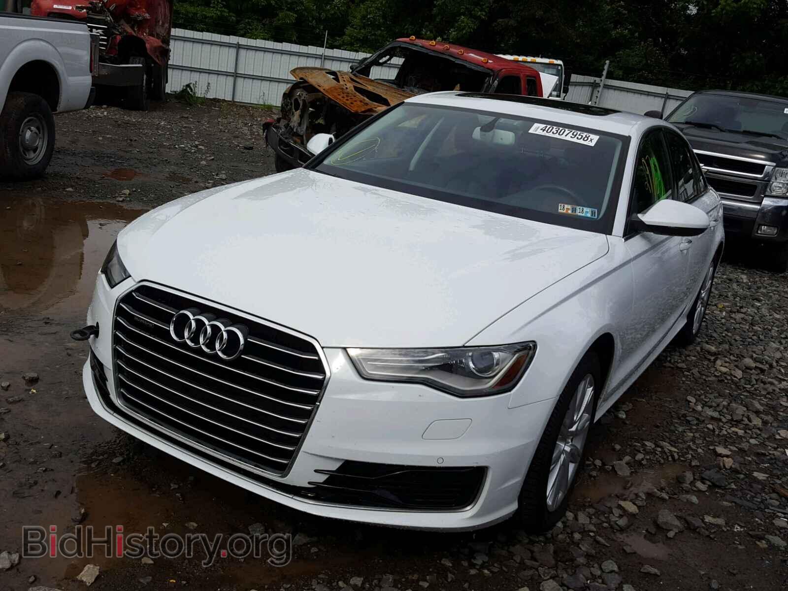 2016 AUDI A6 - VIN: WAUGFAFC9GN074449 - Фото 2