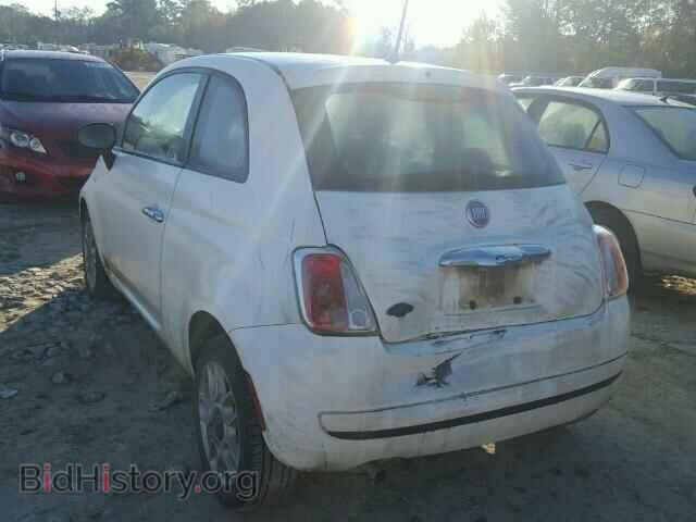 2012 FIAT 500 - VIN: 3C3CFFAR1CT125077 - Фото 3