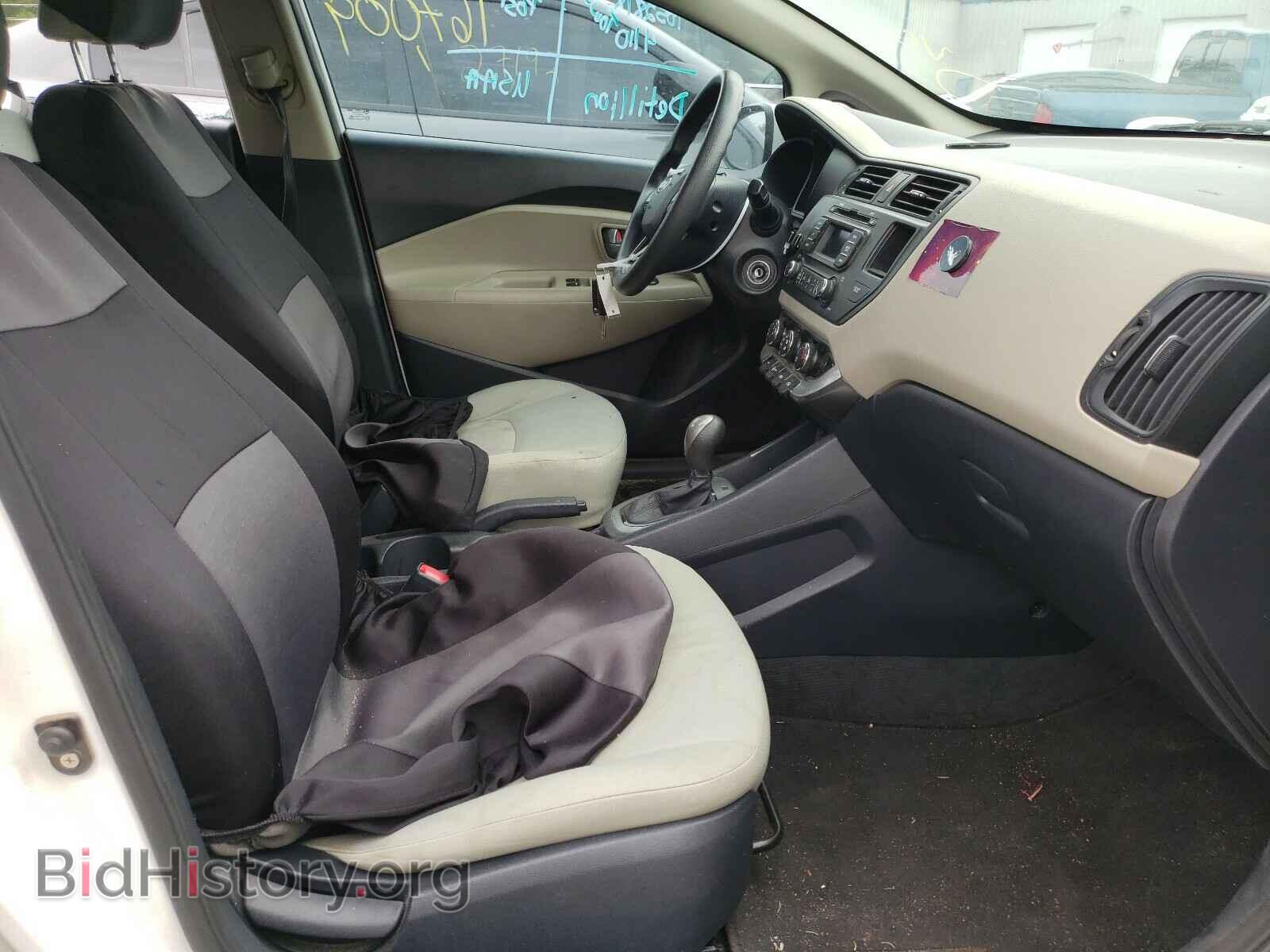 2013 KIA RIO - VIN: KNADM5A38D6110046 - Фото 5