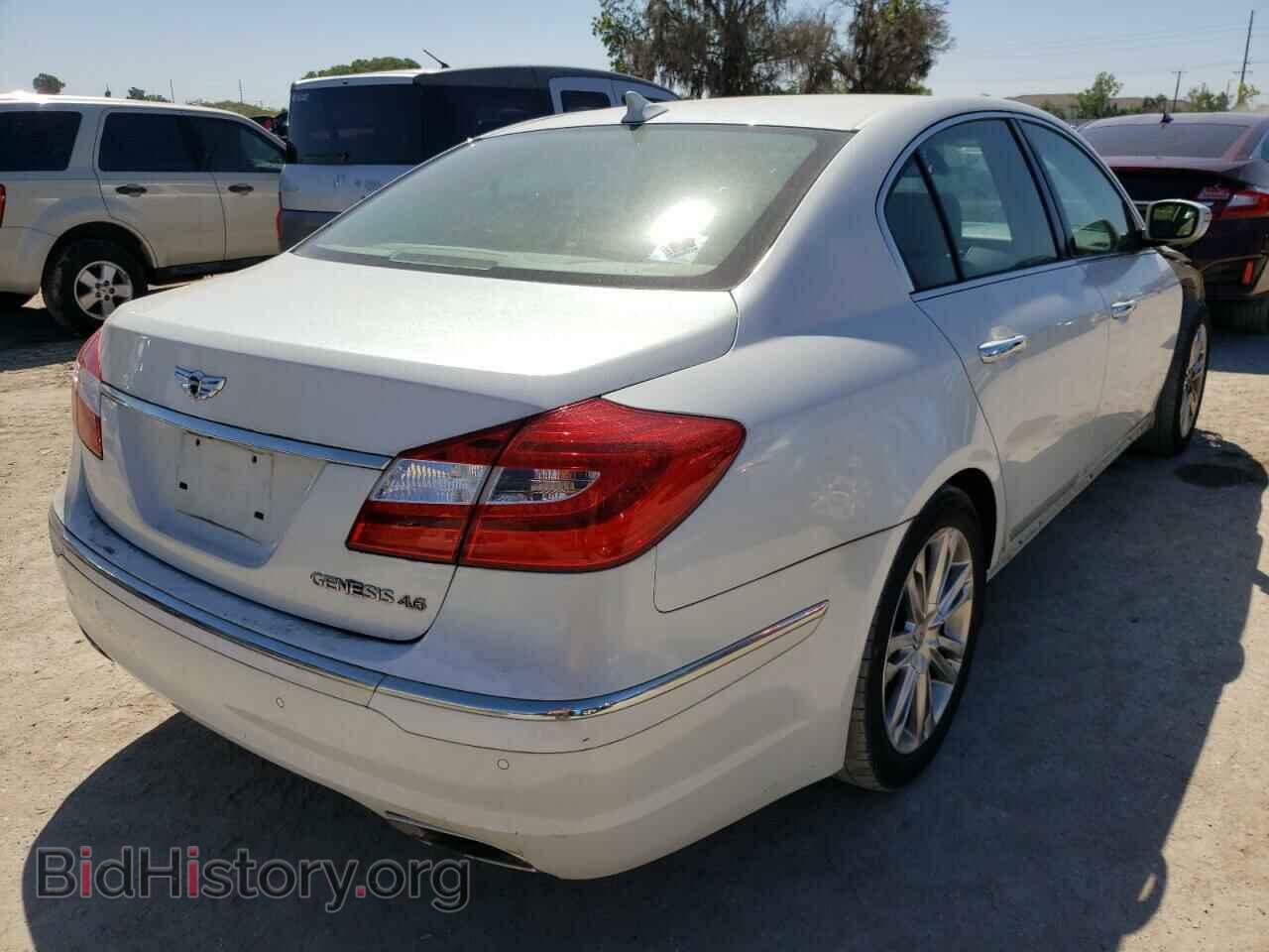2012 HYUNDAI GENESIS - VIN: KMHGC4DF8CU158686 - Фото 4