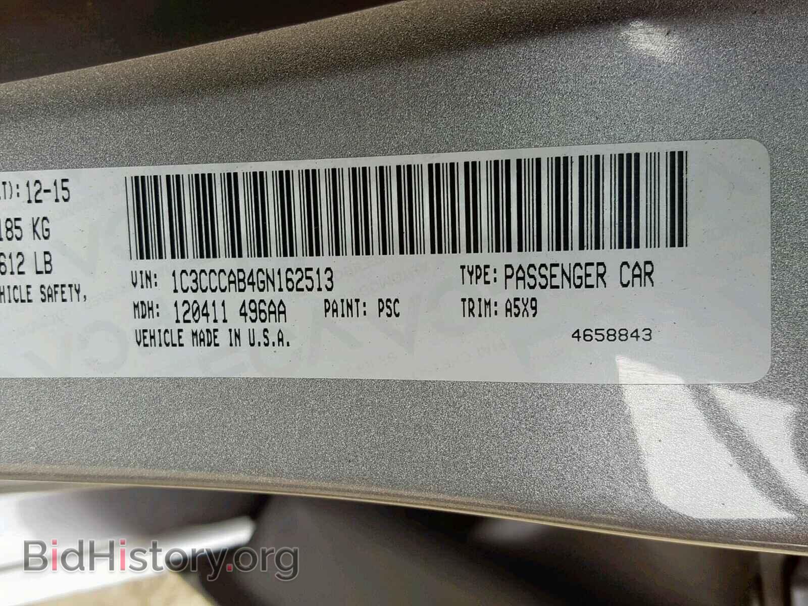 2016 CHRYSLER 200 - VIN: 1C3CCCAB4GN162513 - Photo 10