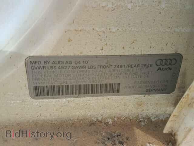 2010 AUDI A4 - VIN: WAUFFAFL4AN064706 - Фото 10