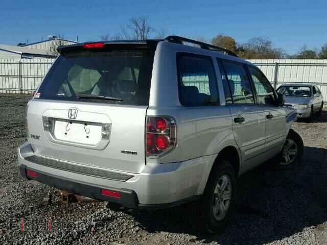 2006 HONDA PILOT - VIN: 2HKYF18196H517202 - Фото 4