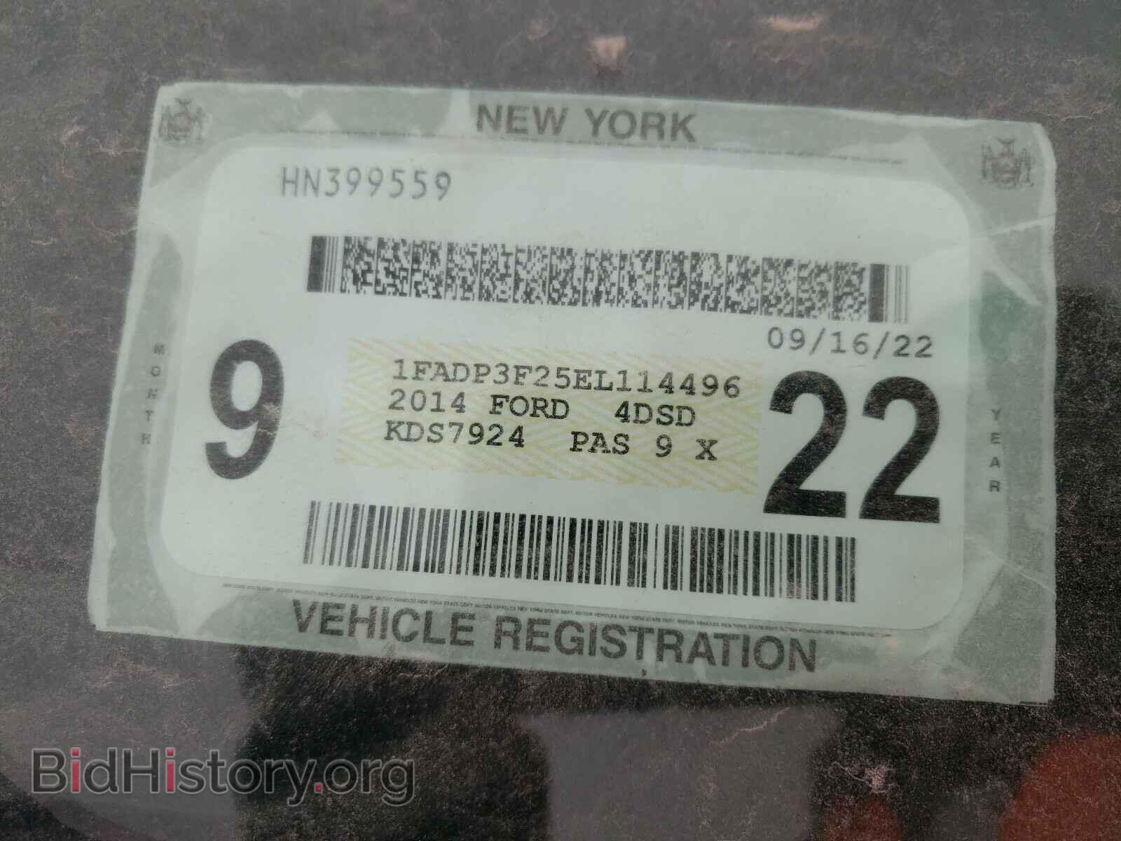 2014 FORD FOCUS - VIN: 1FADP3F25EL114496 - Фото 10