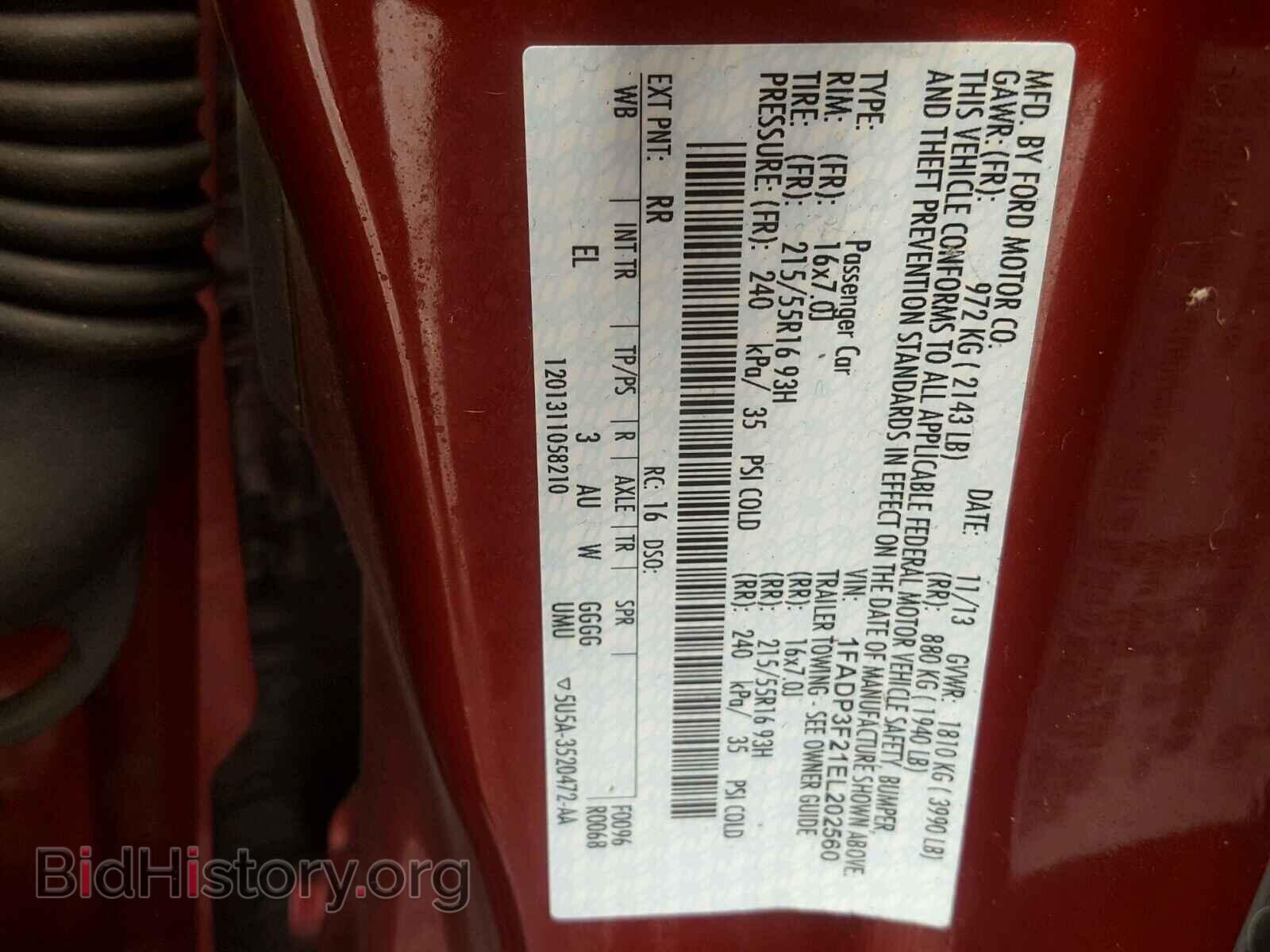 2014 FORD FOCUS - VIN: 1FADP3F21EL202560 - Photo 10