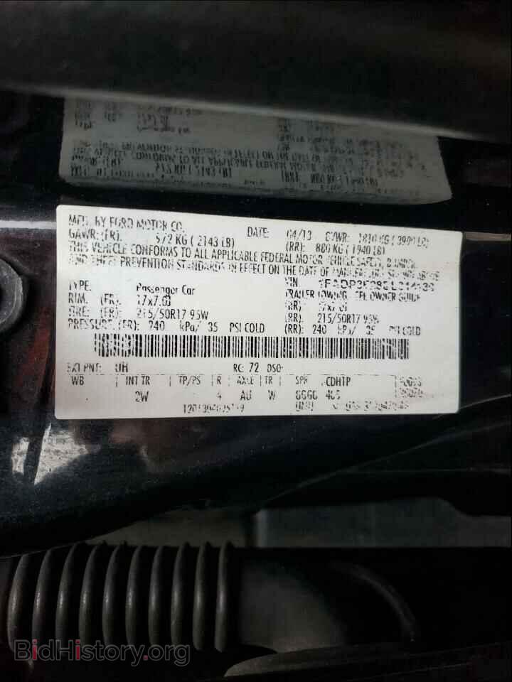 2013 FORD FOCUS - VIN: 1FADP3F28DL314139 - Фото 10