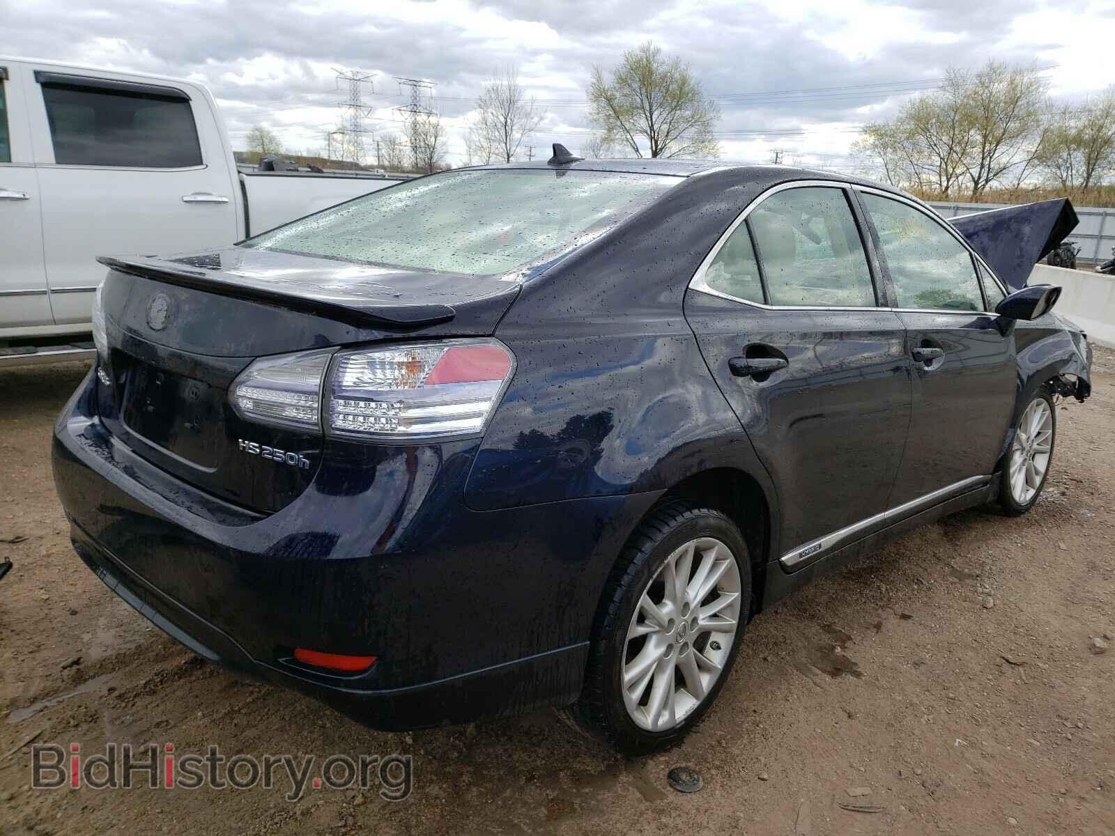 2010 LEXUS HS - VIN: JTHBB1BA3A2014901 - Фото 4