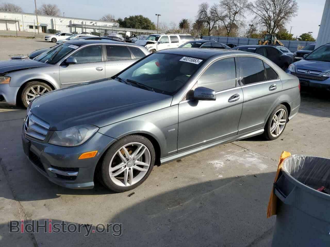 Фотография WDDGF4HB8CR220003 - MERCEDES-BENZ C-CLASS 2012