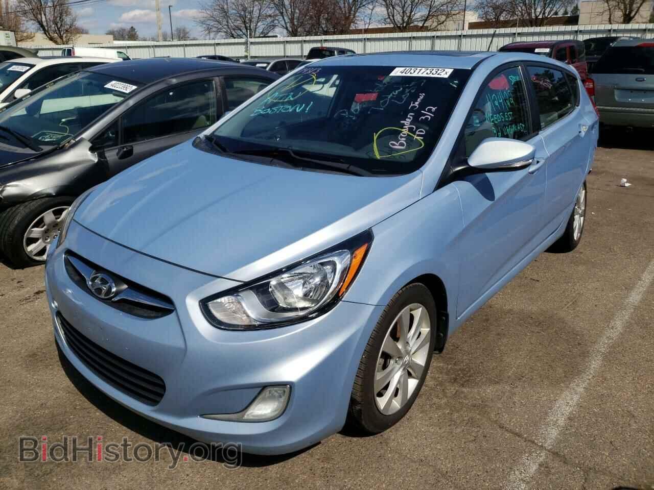 2013 HYUNDAI ACCENT - VIN: KMHCU5AE8DU103749 - Фото 2
