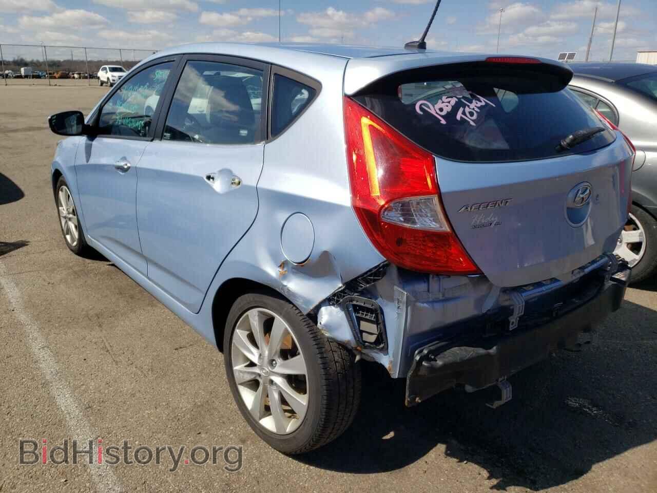 2013 HYUNDAI ACCENT - VIN: KMHCU5AE8DU103749 - Фото 3