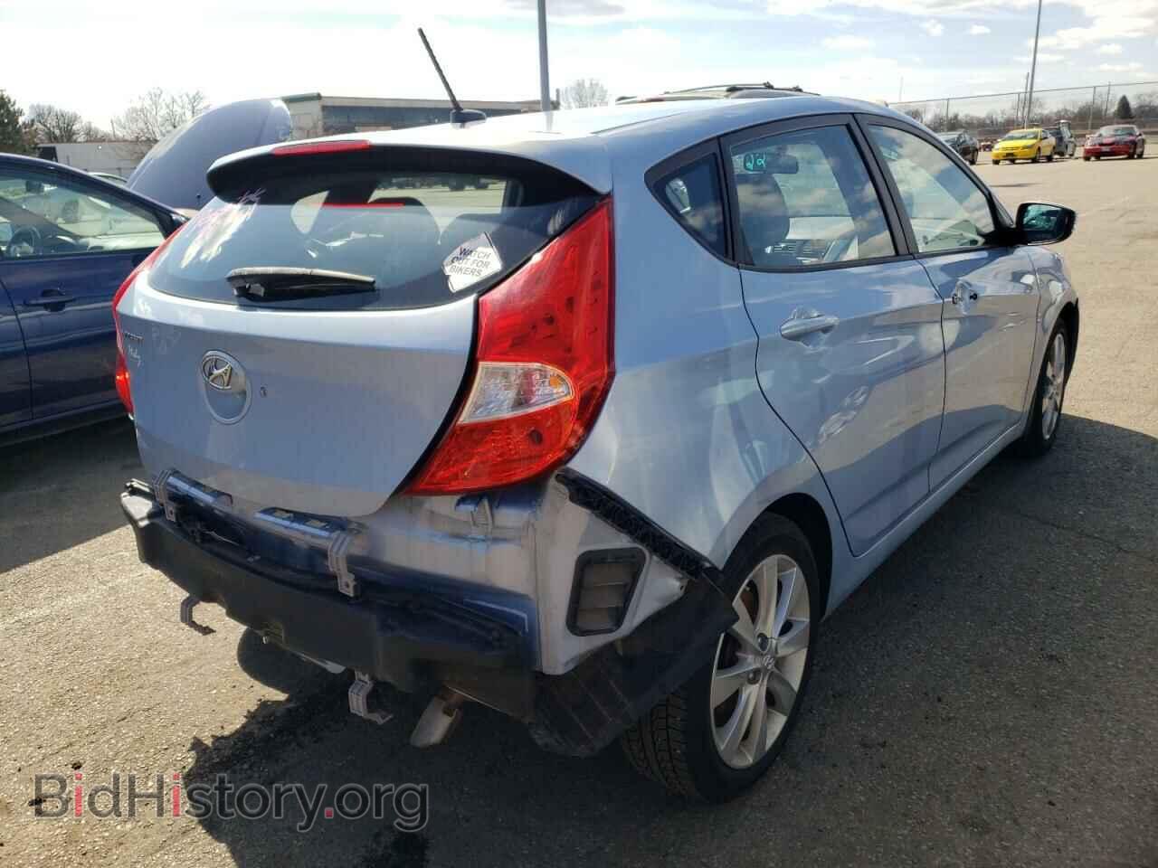 2013 HYUNDAI ACCENT - VIN: KMHCU5AE8DU103749 - Фото 4