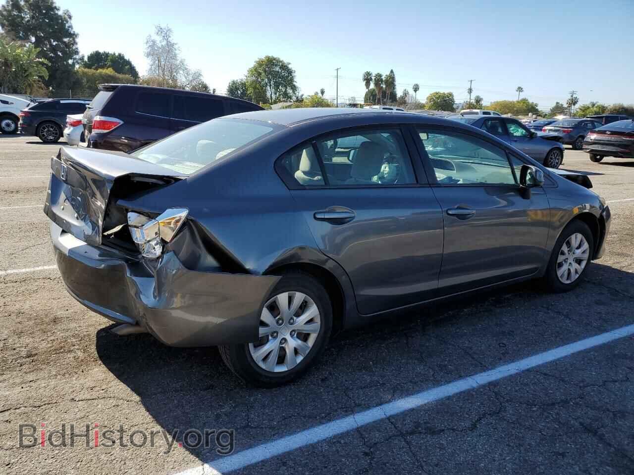 2012 HONDA CIVIC - VIN: 2HGFB2E52CH560804 - Фото 3