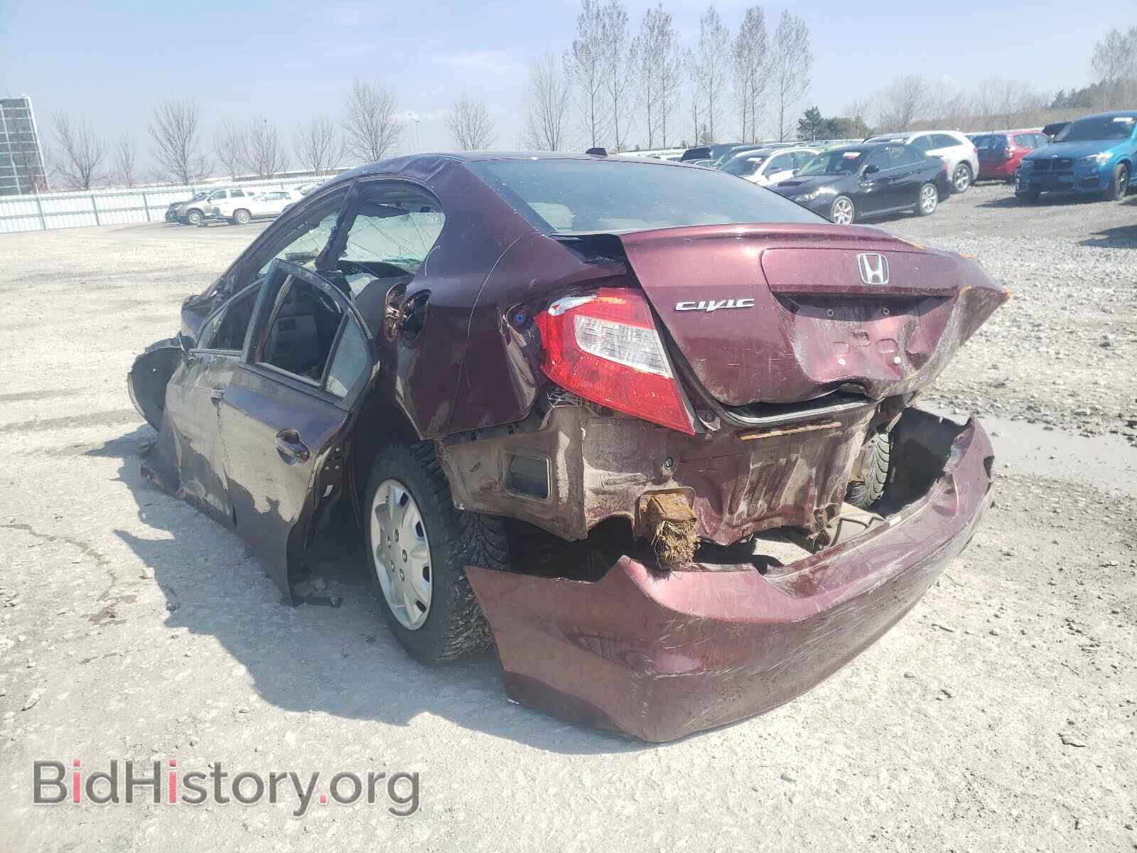 2012 HONDA CIVIC - VIN: 2HGFB2F90CH017162 - Фото 3