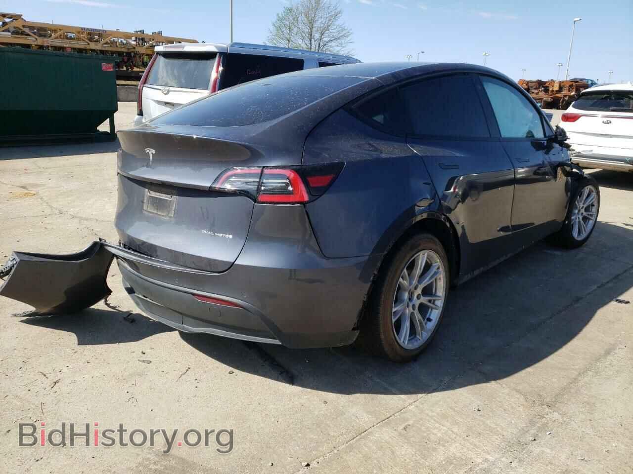 2021 TESLA MODEL Y - VIN: 5YJYGDEE6MF081846 - Фото 4