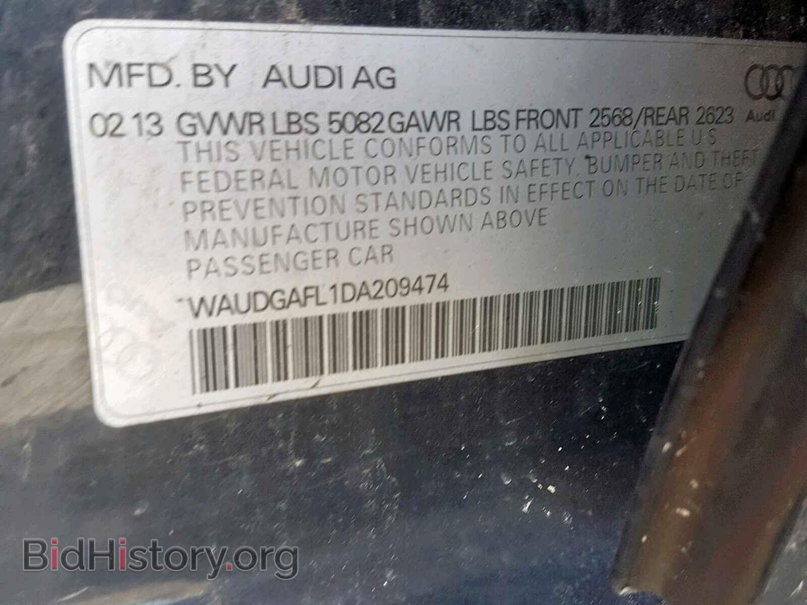 2013 AUDI S4/RS4 - VIN: WAUDGAFL1DA209474 - Фото 10